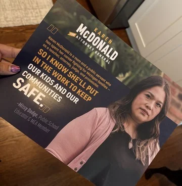 Historical public education campaign materials featuring Missy